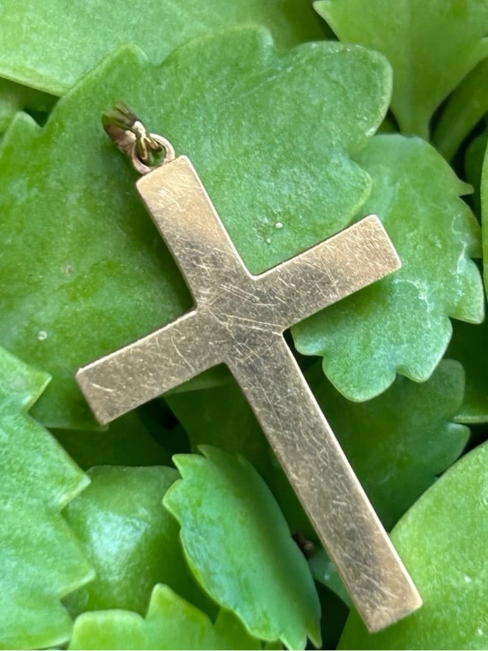 Vintage 10K real solid yellow gold esemco cross pendant not scrap - Picture 6 of 10